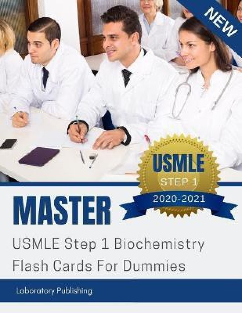 Master USMLE Step 1 Biochemistry Flash Cards For Dummies: Buy
