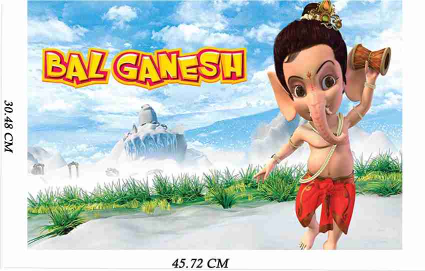 Bal Ganesh Cartoon Poster|Poster For wall Decoration | Poster For Room  Paper Print - Animation & Cartoons posters in India - Buy art, film,  design, movie, music, nature and educational paintings/wallpapers at