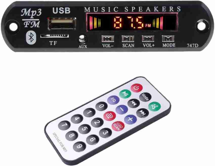 Right Gear Audio Player MP3 Decoder Board 12V Module With Remote. FM, USB & Bluetooth Connectivity. AM4 MP3 Player - Gear : Flipkart.com