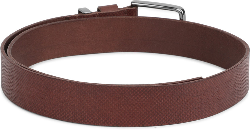 WROGN Men Casual Brown Genuine Leather 