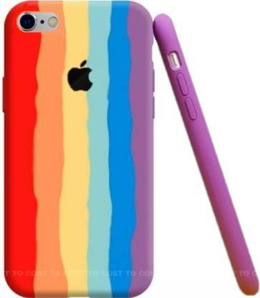 mobies Cover for Apple iPhone 7, Apple iPhone 8 Back Cover for Rainbow Design Hard Case - mobies : Flipkart.com