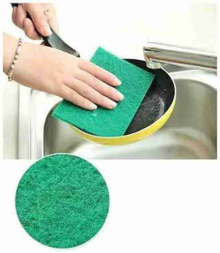 Reveknow Scrub Pad - Dish Wash Scrub Pads Scrubber - Set Of 10 Scrub Pad  Price in India - Buy Reveknow Scrub Pad - Dish Wash Scrub Pads Scrubber -  Set Of