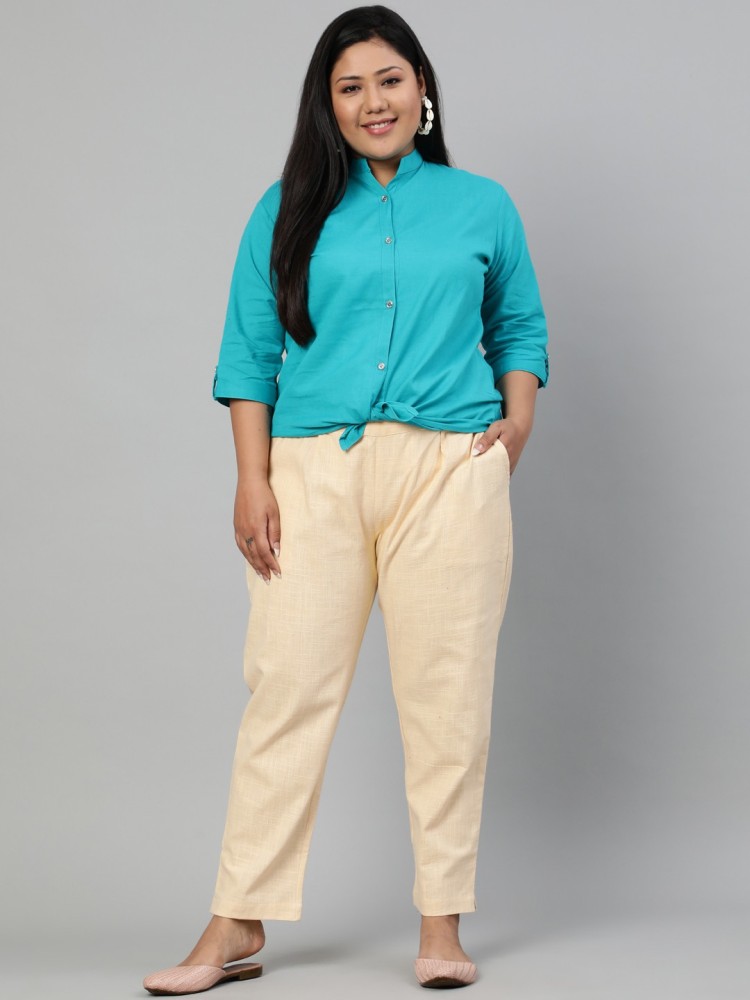 Lyra Solid Coloured Free Size Kurti Pant for Women-Cream: Buy Lyra Solid  Coloured Free Size Kurti Pant for Women-Cream Online at Best Price in India  | Nykaa