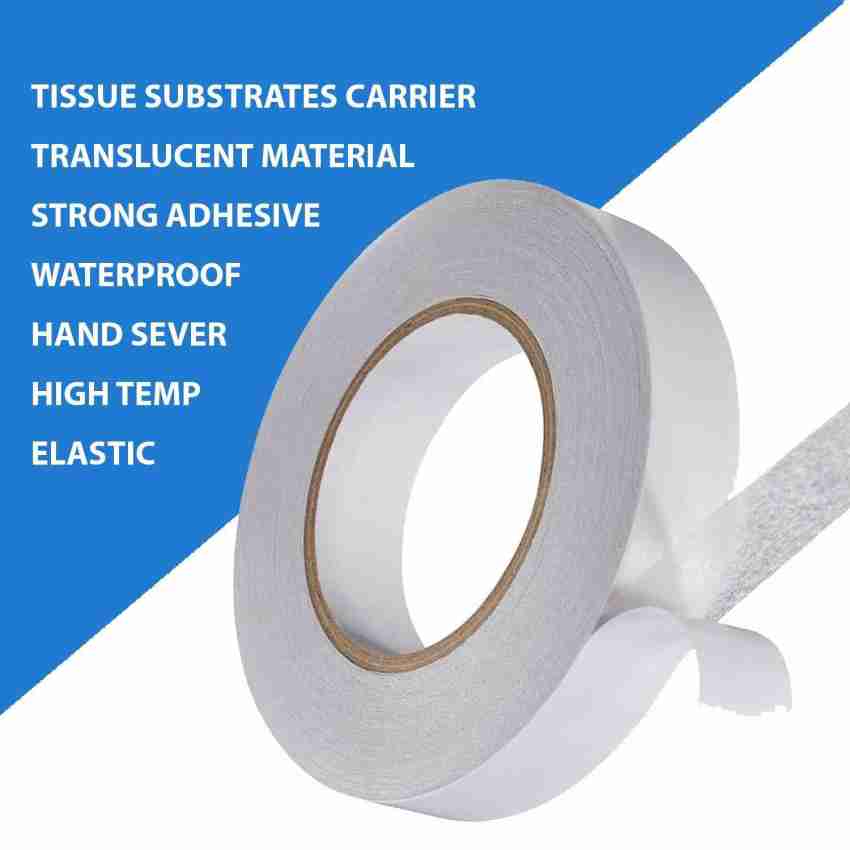 LandVK 3 Meter Double Sided Adhesive Silicon Tape  Transparent Adhesive  Heavy Duty, Heat Resistant, Multi-Functional Removable Washable Reusable  Anti-Slip Nano Tape 3 m Double-sided Tape Price in India - Buy LandVK