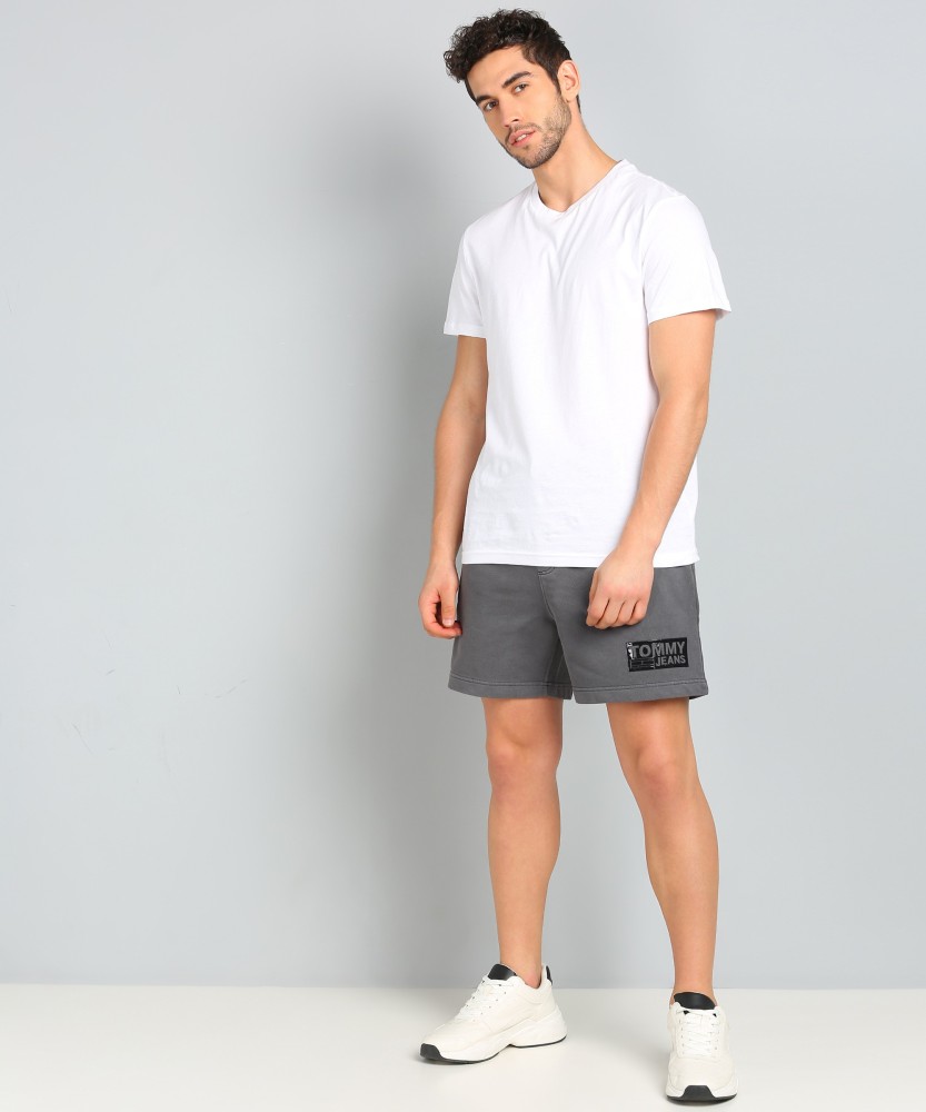 Tommy hilfiger mens grey on sale shorts