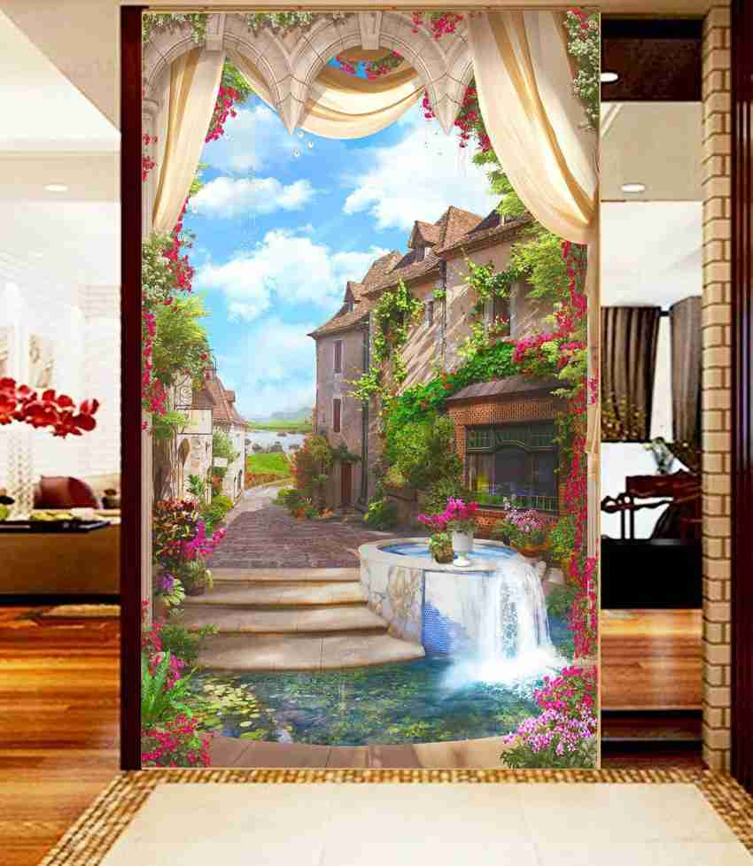 AY FASHION 71.12 cm 3D Wallpaper Large painting Wall Sticker Self ...