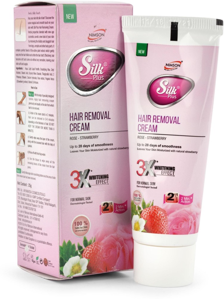 Silk Plus Hair Remover Cream Tube  Nimson International
