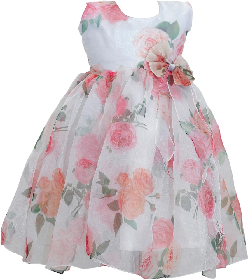 Shreesha Lifestyle Toddler Girls Floral Print Ruffle Trim Fancy Frock Buy  Girls Dresses  Frocks online