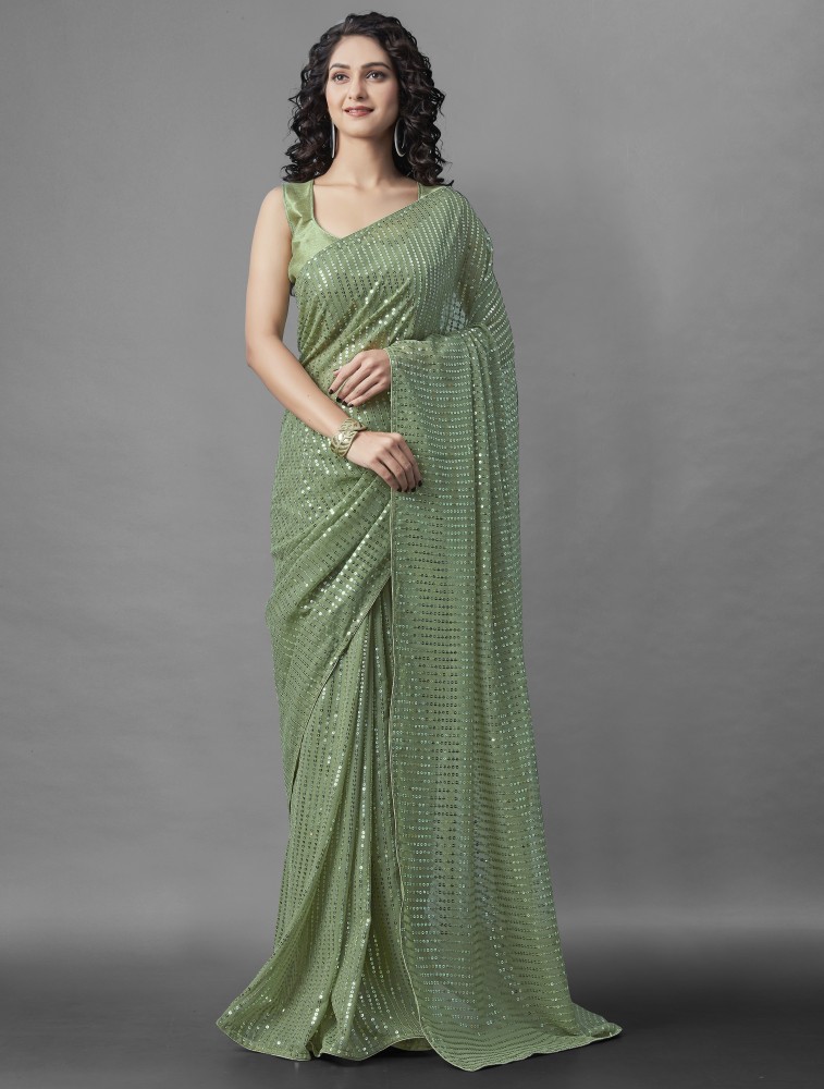 Plain deals saree flipkart