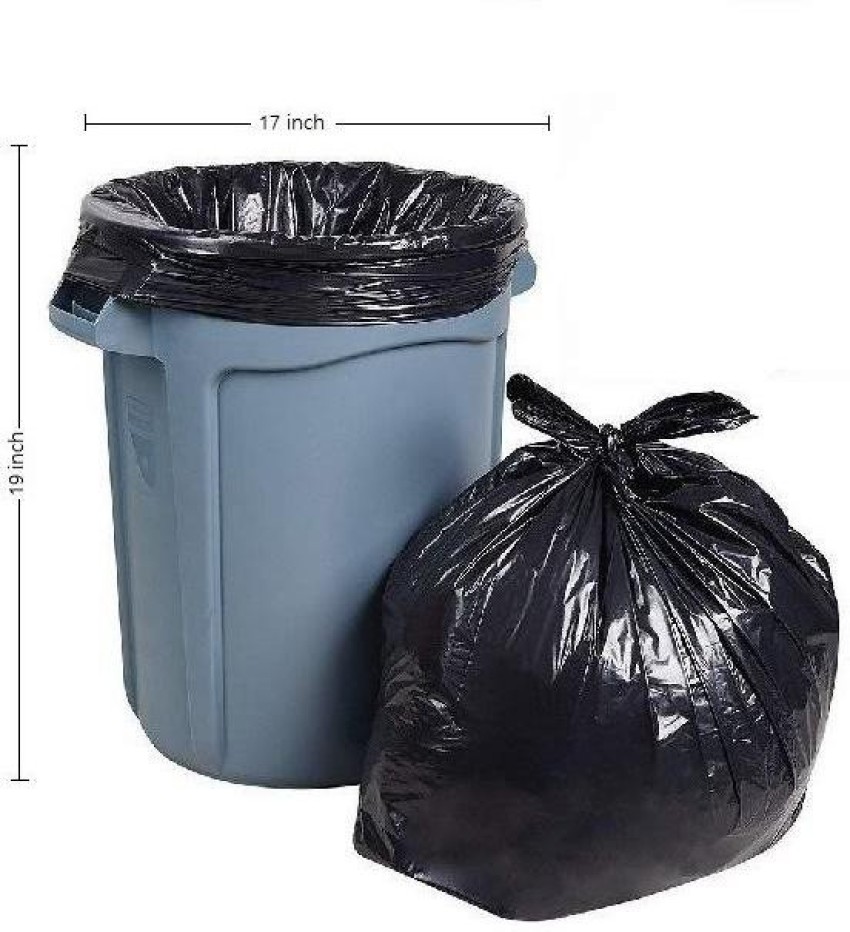 Buy Bruzzline Black Small Garbage Bag 12 ltr - 90 Pcs Online at