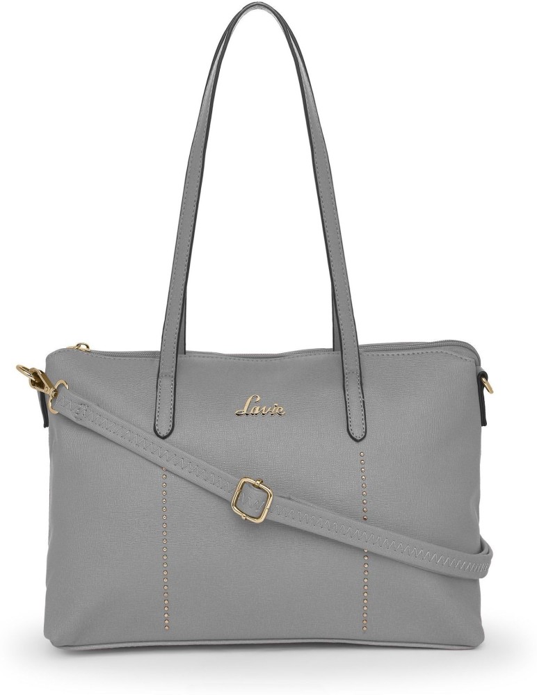 Buy LAVIE Women Grey Satchel GREY Online Best Price in India