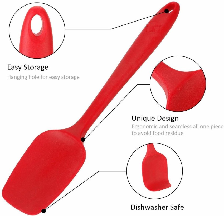 RED STRAP Silicone Spatula Set for Nonstick Cookware, Silicone Cooking  Utensils Set 600°F Non-Stick Spatula Price in India - Buy RED STRAP  Silicone Spatula Set for Nonstick Cookware, Silicone Cooking Utensils Set