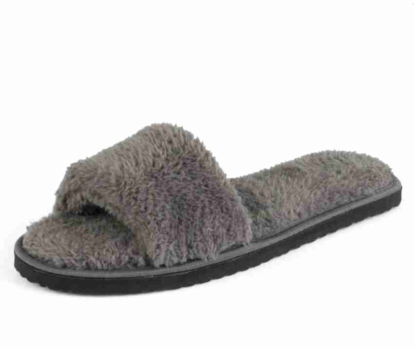 Slippers for Women and Men Furry Slide, Fuzzy