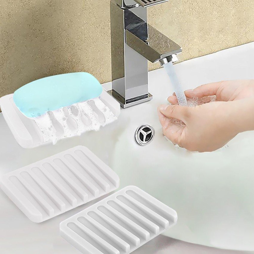 Magnusdeal soap drying mat Self Draining Silicone Drying Mat