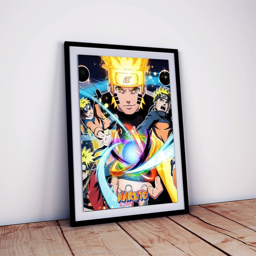 Naruto Poster With Frame For Room and Office Decor Fine Art Print   Animation  Cartoons posters in India  Buy art film design movie  music nature and educational paintingswallpapers at Flipkartcom