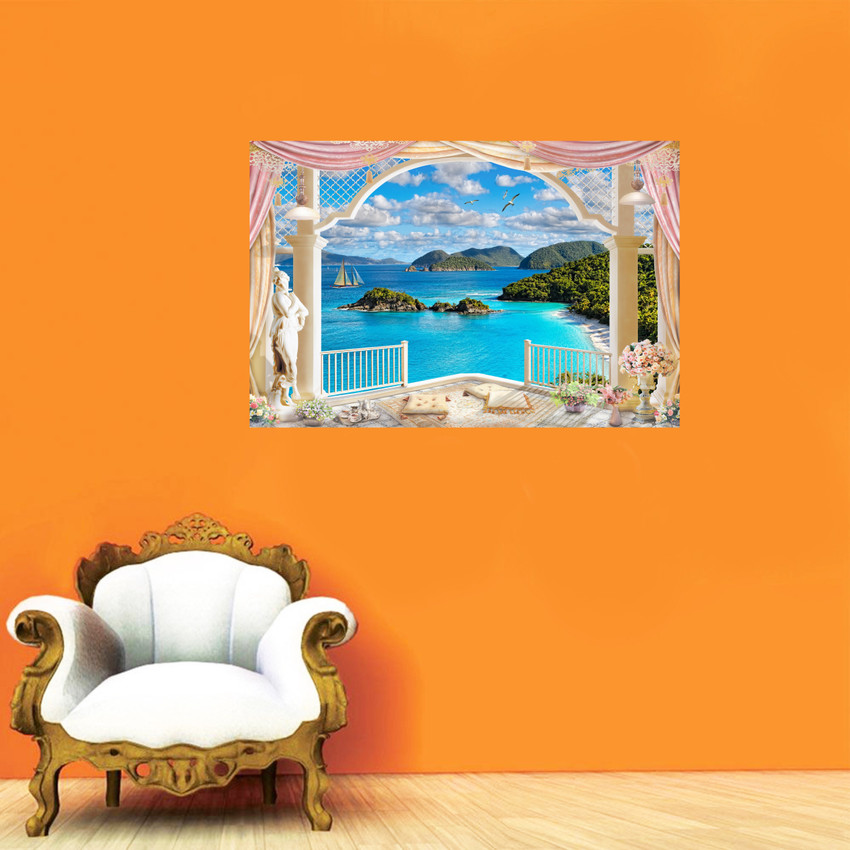 Details 100+ beach wall stickers decor super hot seven.edu.vn