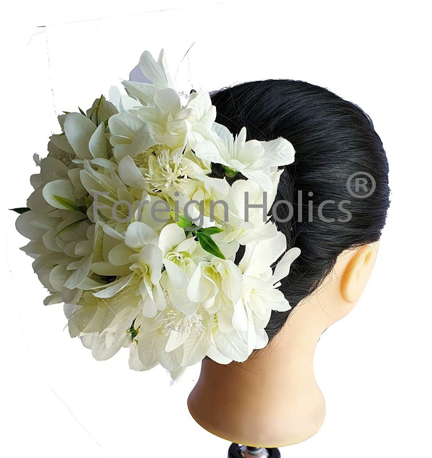 White Flower Hair Crown