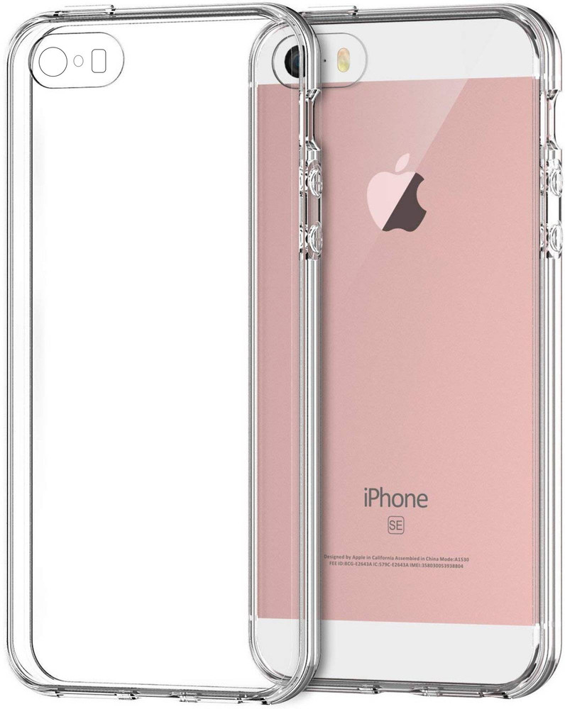 Hama Cover Clear Flex Per IPhone 5/5S/SE - Custodia Morbida Grigia, Antiscivolo, Ricarica Wireless - 5
