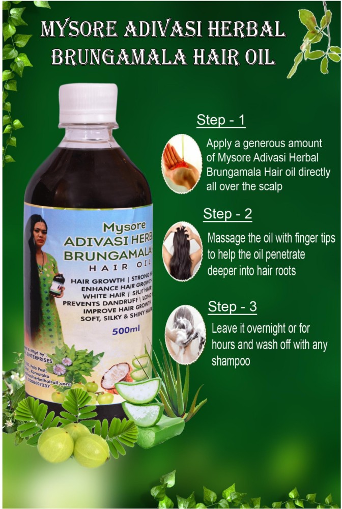 Herbal Hair Oil, for Hare Care, Feature : Shiny at Rs 3,000 / Bottle in  Mysore | adiwasi nilambri herbal products