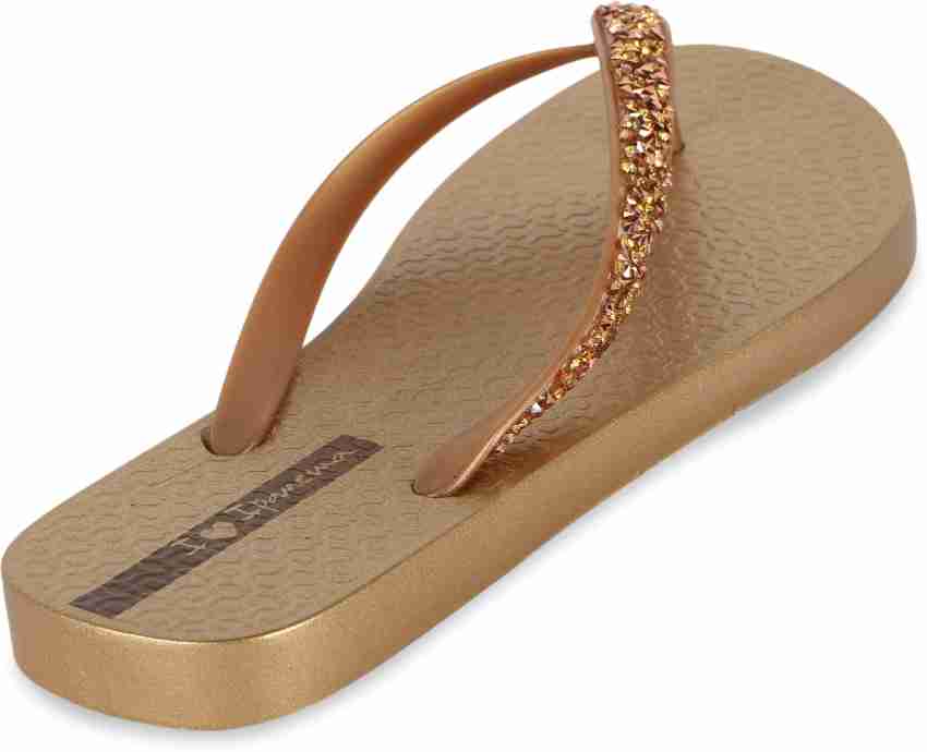 Ipanema gold hot sale flip flops