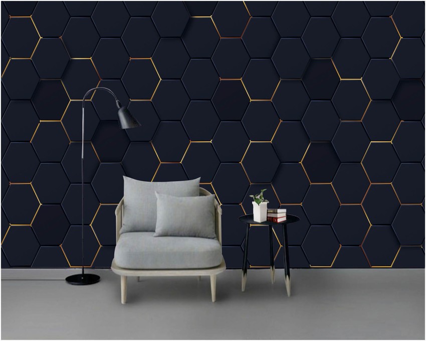 Amazoncom Black And Gold Wallpaper
