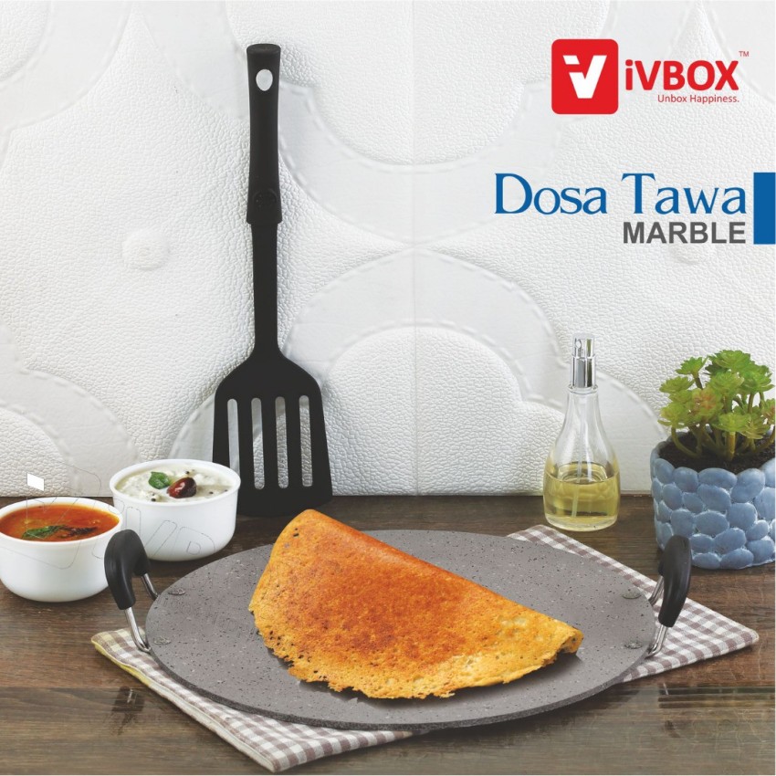 iVBOX Magic-28cm induction 3mm Thick Non Stick Tawa For Dosa and