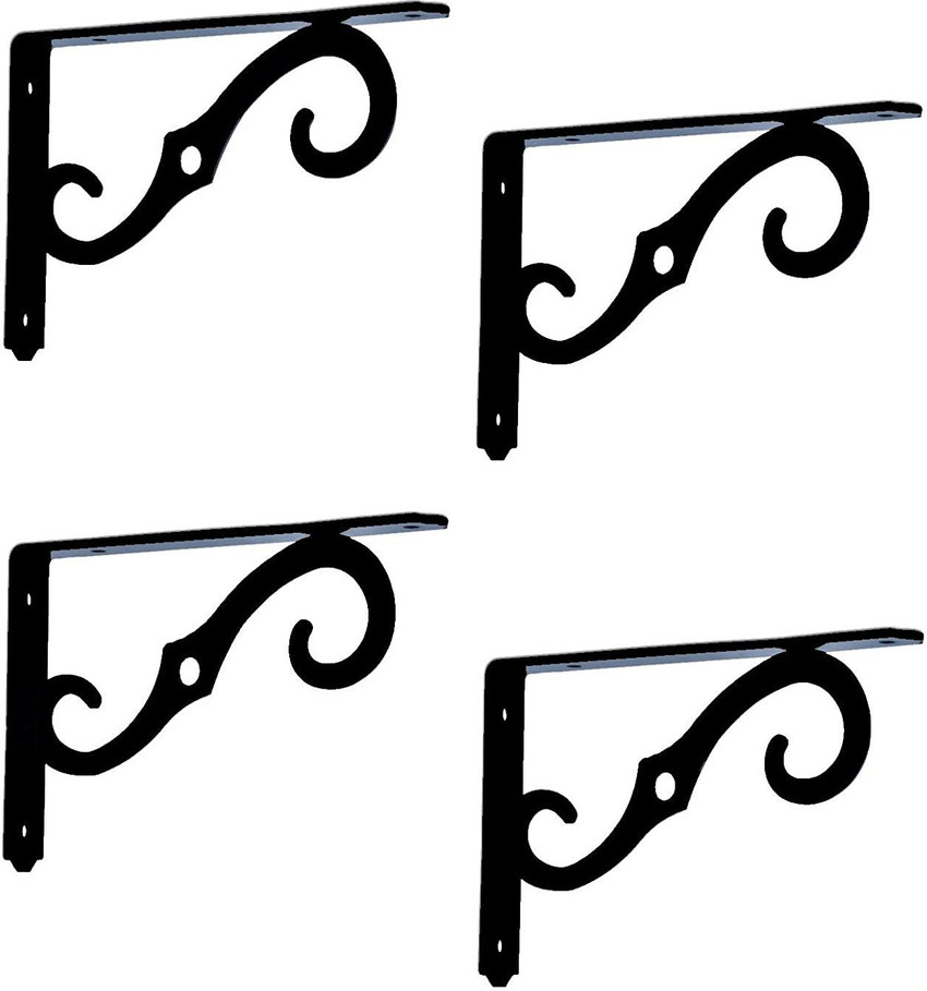 Top more than 160 black decorative shelf brackets vova.edu.vn