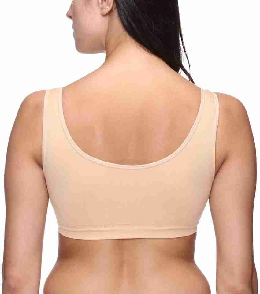 BRAAFEE Pack of 1 Womens Non Padded fully stretchable High Coverage Bra  (Multicolor) Women Sports Non Padded Bra - Buy BRAAFEE Pack of 1 Womens Non  Padded fully stretchable High Coverage Bra (