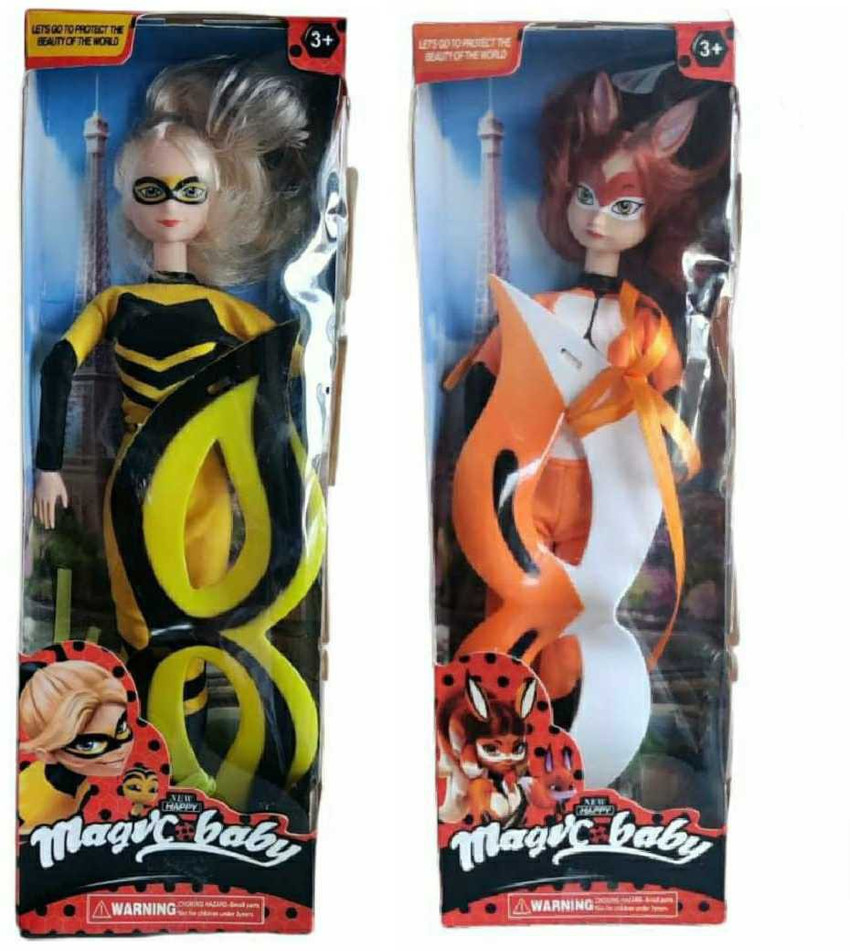 Miraculous Ladybug Cat Noir 10.5 Action Doll NEW