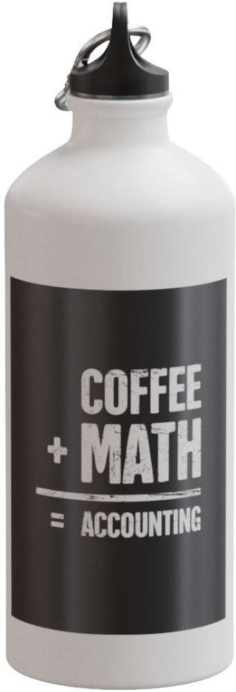 Mathematics Algebra Aluminum Water Bottle