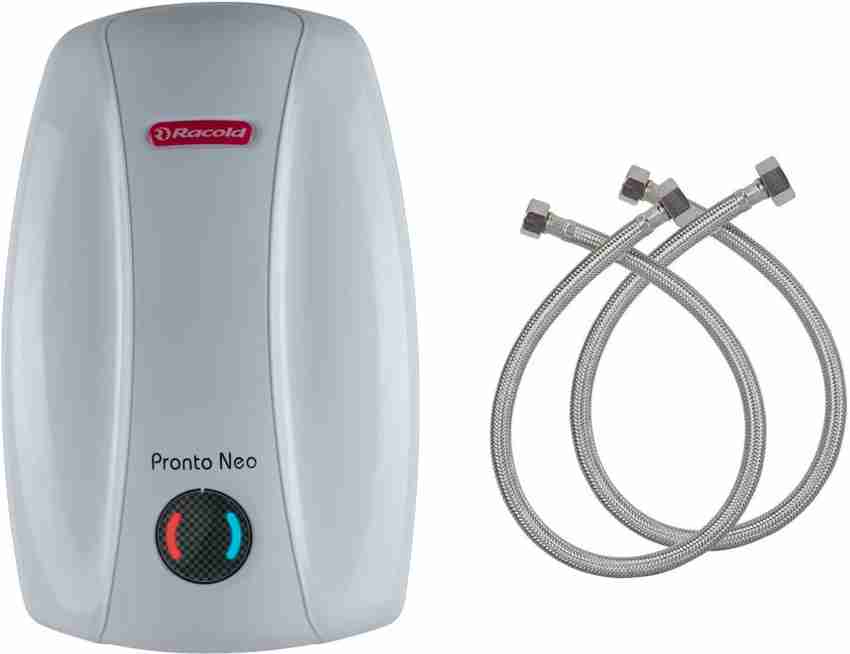 Racold 3 L Instant Water Geyser (3LT WITH CONNECTION PIPE, White) Price in  India - Buy Racold 3 L Instant Water Geyser (3LT WITH CONNECTION PIPE,  White) online at Flipkart.com