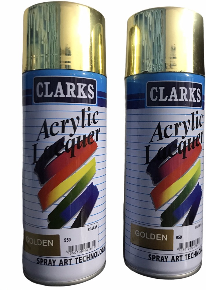 Spray Paint 950 ml in India - Buy Clarks Golden Spray Paint 950 ml online at Flipkart.com