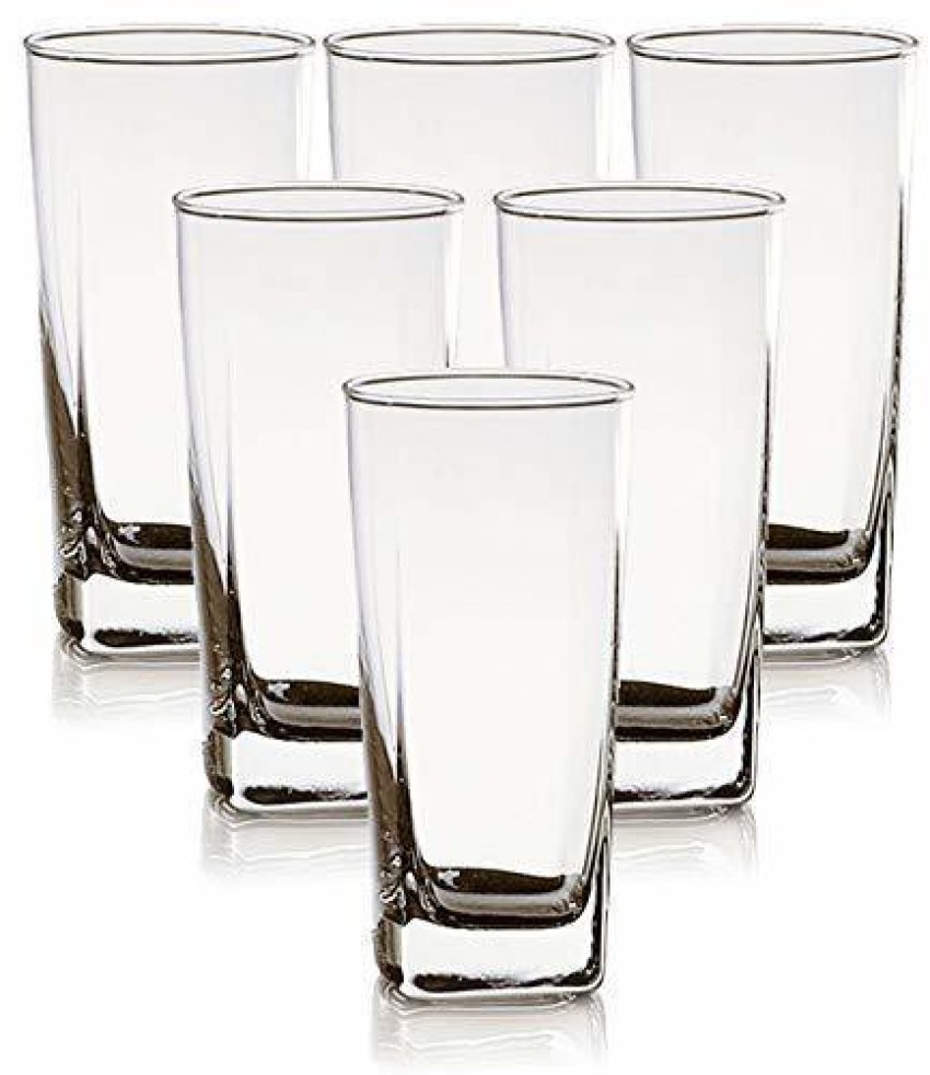 Crystal water glasses, 300ml, 6 pieces
