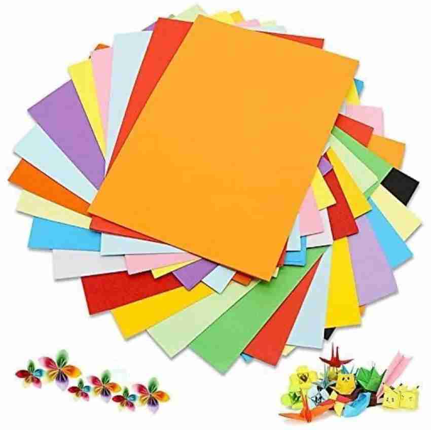 MAJESTIC BASKET Premium Quality Colour Pastel Sheet for  Project /Art & Craft Work With 5 Different Colour [5 Pack of 100 Sheets]  Unruled Both Side Colour A4 100 gsm Multipurpose Paper - Multipurpose Paper