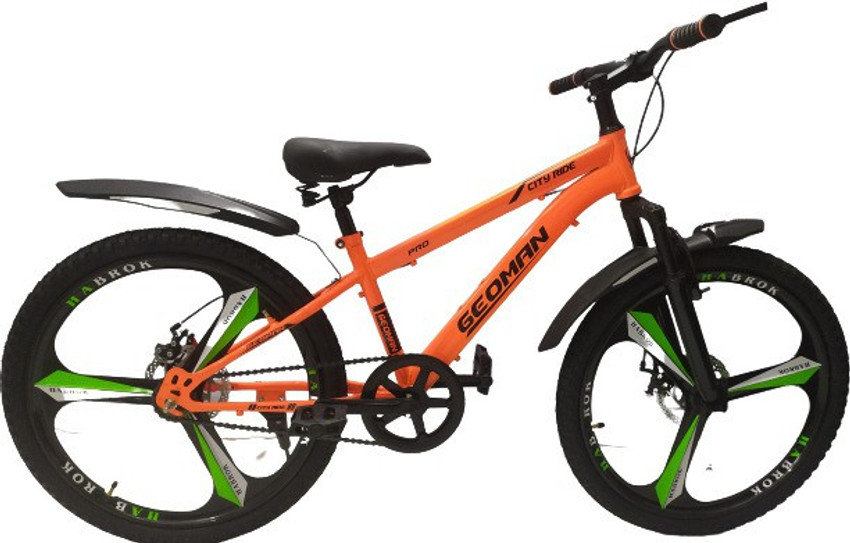 hero bicycle with alloy wheels