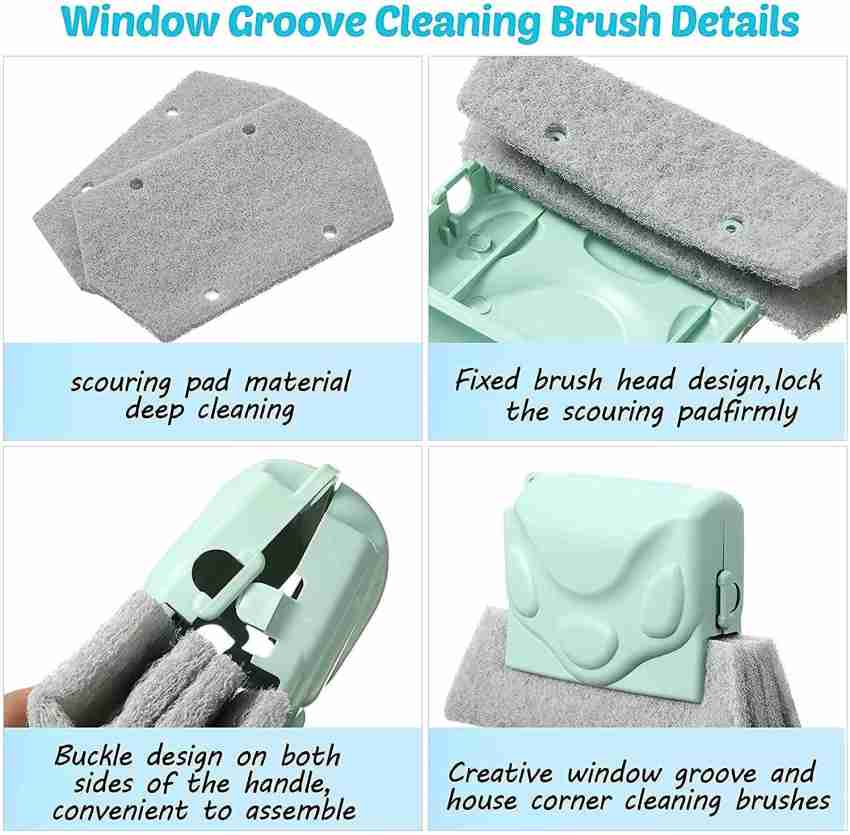 Crevice Groove Cleaning Brush Trench Window Door Cleaning Gap Dust