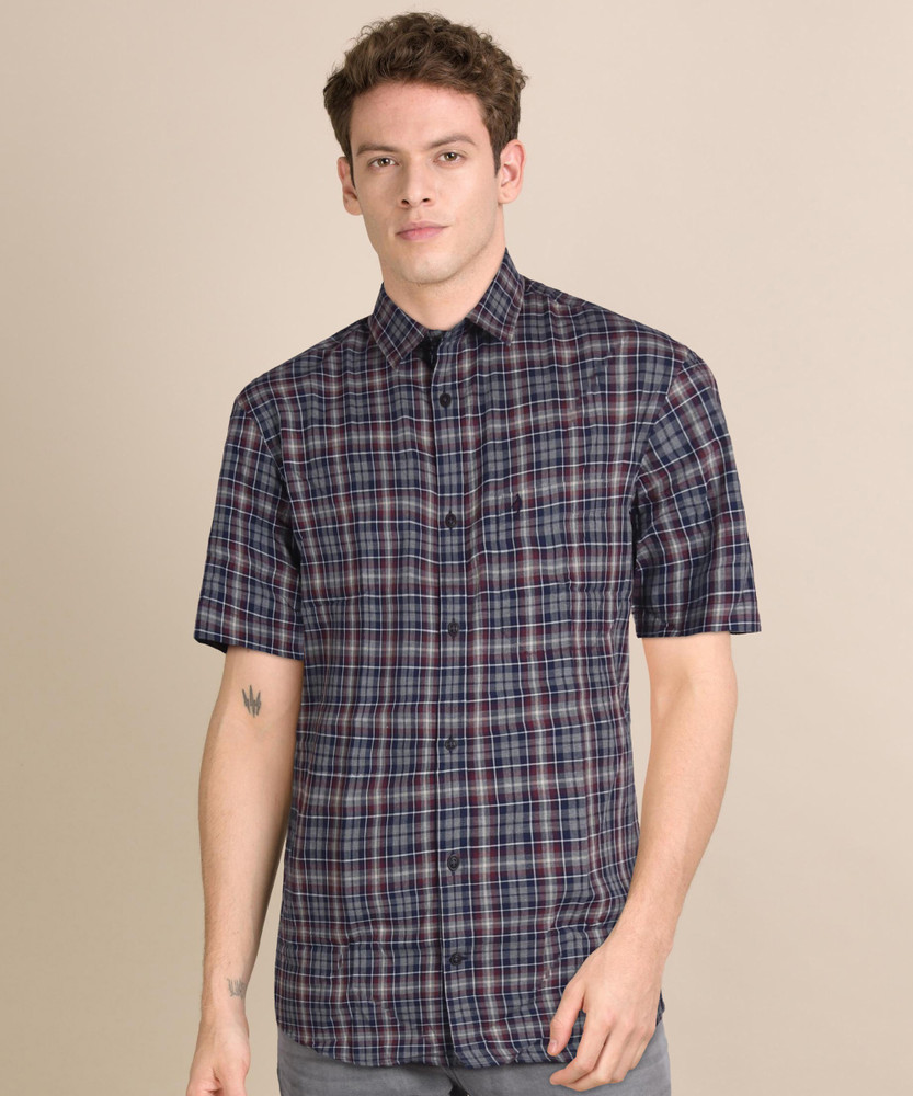 Buy INDIAN TERRAIN Men Checkered Casual 