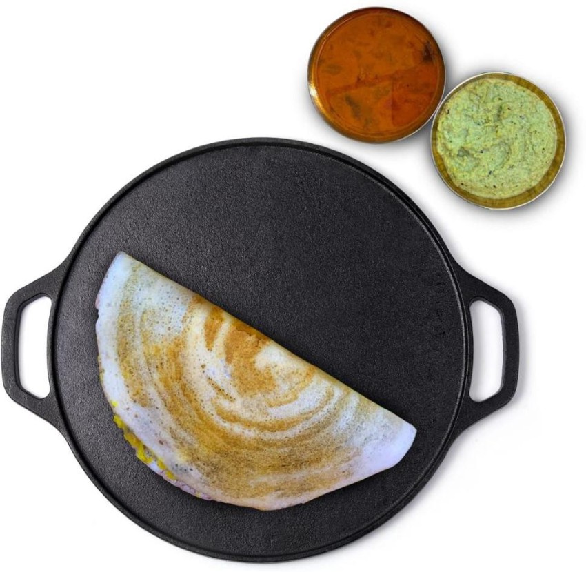  MyNAKSHA cast Iron Dosa Tawa/ Iron Dosa Kallu Cookware