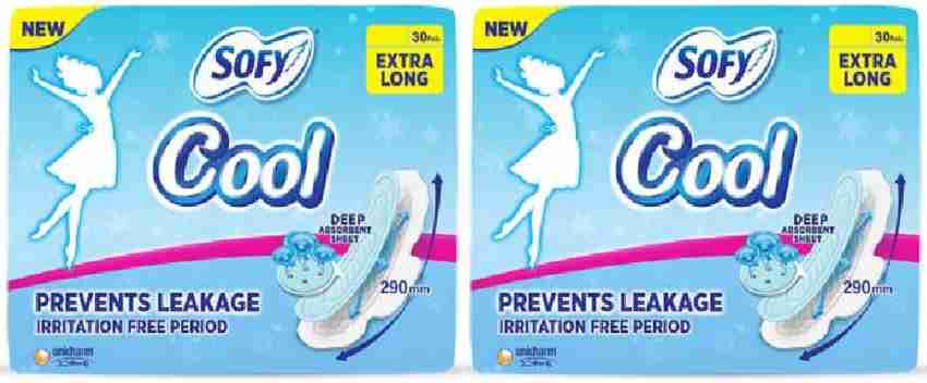 Sofy Cool Sanitary Napkin Extra Long - 54 Pads (290mm)