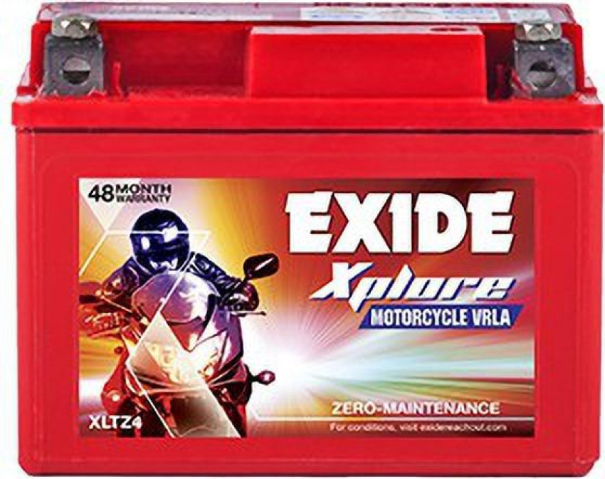 EXIDE EXIIDE FOLO XLTZ4 4 Ah Battery for Bike Price in India Buy