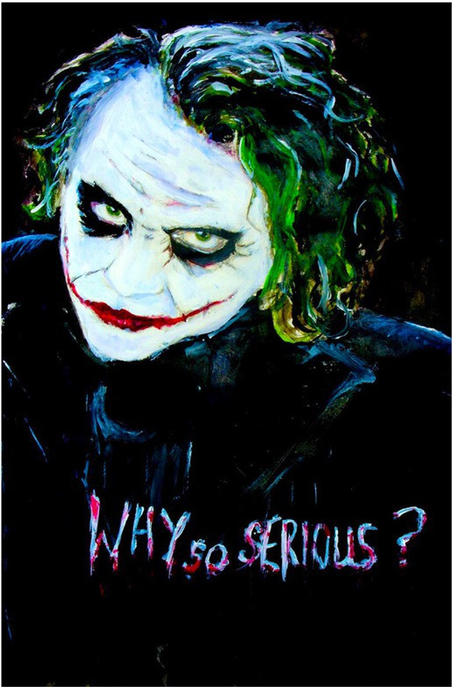 The Dark Knight Poster Why So Serious