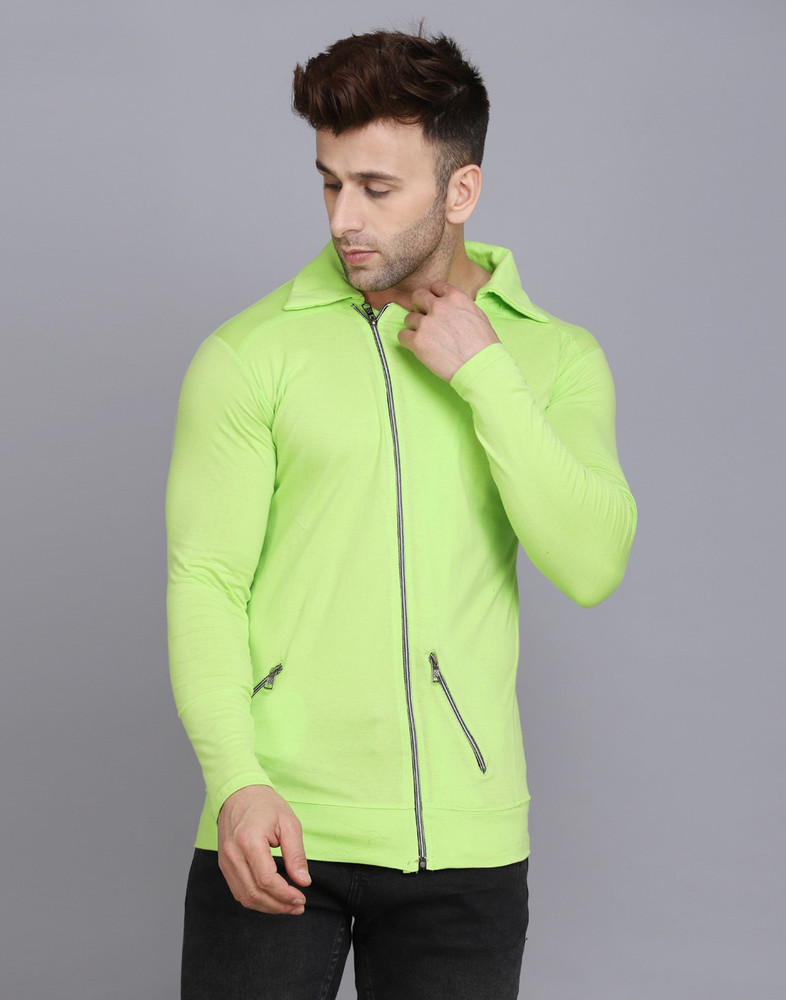 Menkovy Solid Men Collared Neck Light 