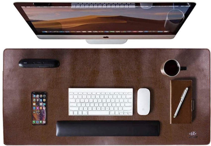 Buy Leeonz Desk Pad, Large Mouse Pad, Office Desk Mat, PU Leather