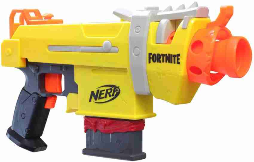 Pistola NERF Fortnite Smg com 6 Cargas