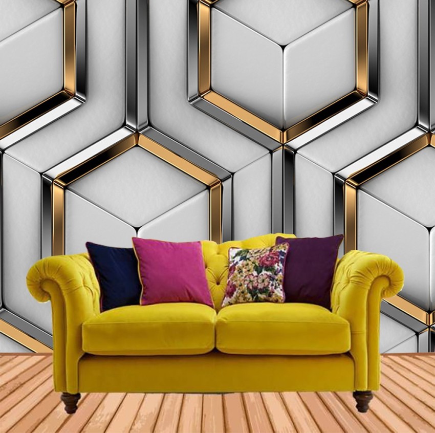 Grey  Rose Gold Classic Ornamental Wallpaper R7315  Wallpaper living  room Room wallpaper designs Best living room wallpaper