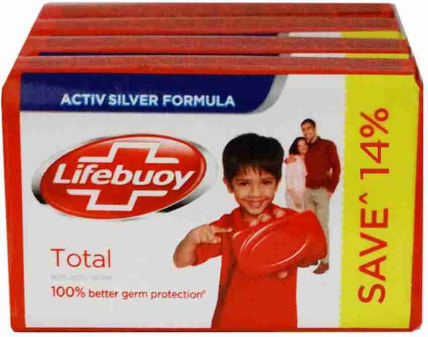 Lifebuoy Total 10- Soap Bar - 125g X 12 Bars (125g X 12 Bars)