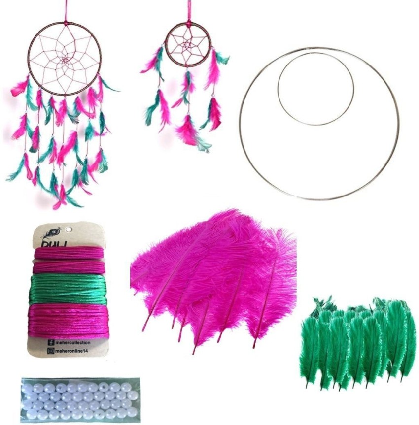 Rovepic Traditional Dream Catcher Kit for Girls Boys Wall Decor