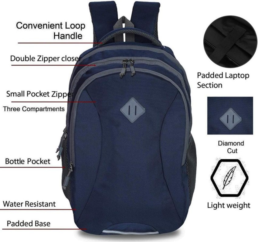 Buy Priority Go Getters 008 Extreme Adventure 32 litres Navy Blue Polyester  Stylish College Bag  Casual Backpack for Boys  Girls 25282 at Amazon in