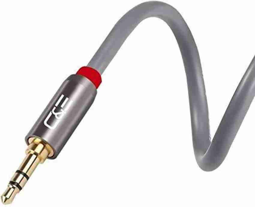 LQTON AUX Cable 5 m Meter 3.5mm Stereo To 3.5mm Stereo Aux Cable For  Speakers,mobile, - LQTON 