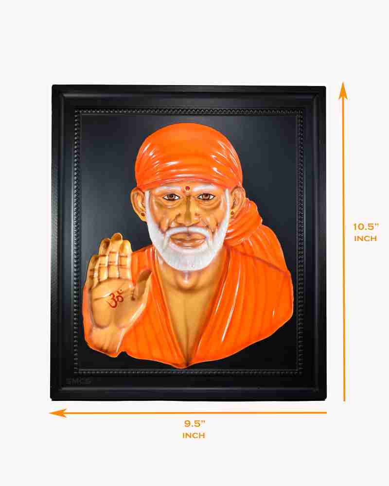 saimauli creation shirdi 3D Sai Baba Photo Frame Best For Home ...